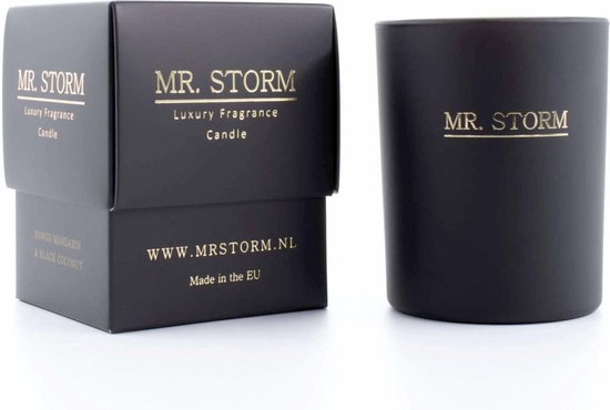 Mr Storm - Geurkaars Black Bamboo klein