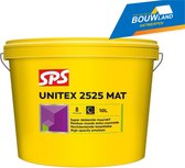 SPS Unitex 2525 Matte Muurverf wit/mengbasis P 10 liter