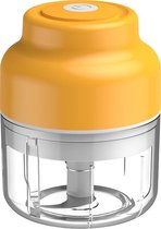 Kitchen Sisters Automatische Snijder Hakmolen Geel - Food Chopper - Snijder - 250 ml - USB oplaadbaar