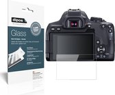 dipos I 2x Pantserfolie helder compatibel met Canon EOS 850D Beschermfolie 9H screen-protector