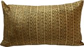 Goround Kussen Peanut oker goud mosterd Fluweel 30x50cm