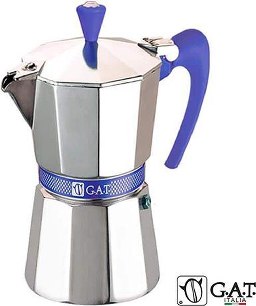 G.A.T. Italia Betty Blauw - Percolator - 3 kops - 150ml