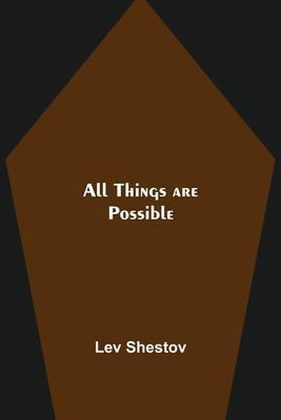 All Things are Possible - cover