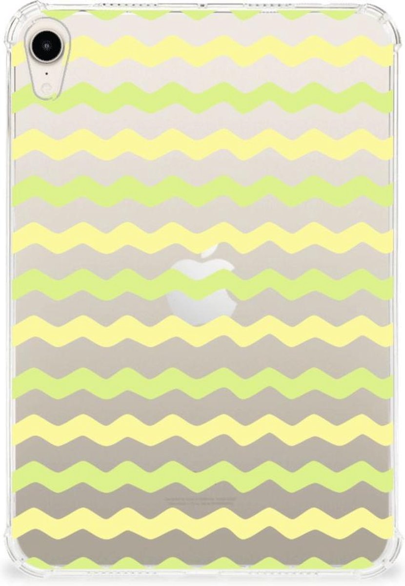 Apple iPad mini 6 (2021) Hippe Hoes Waves Yellow