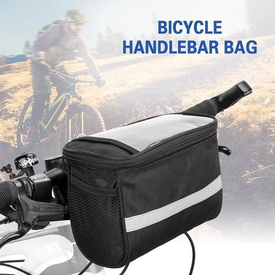 Stuurtas Fiets - Afneembare Fietstas Stuur met Smartphone Houder - met Isolatie - Telefoon Fiets Tas - Waterproof - Rood van FastRider — afbeelding 4