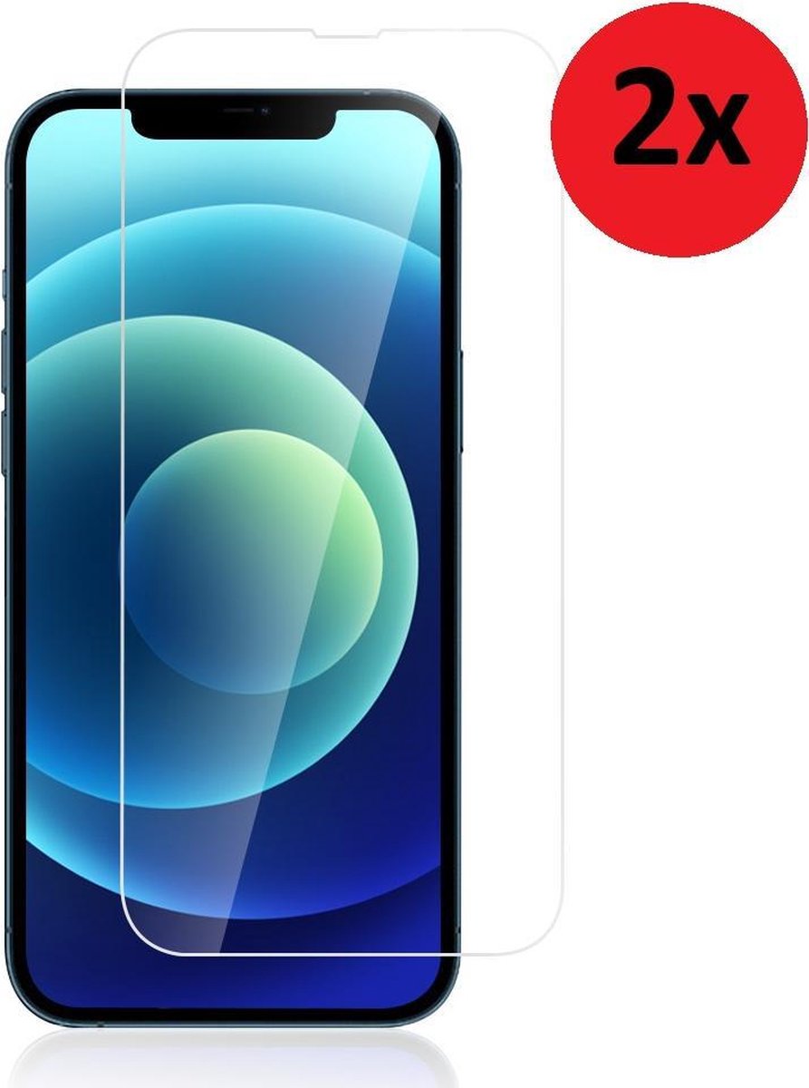 Screenprotector Geschikt voor iPhone 13 Mini - iPhone 13 Mini Screen Protector Tempered Beschermglas 2x