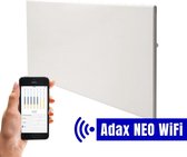 Adax Neo Convector kachel - 600W - WiFi - hoog model - Wit