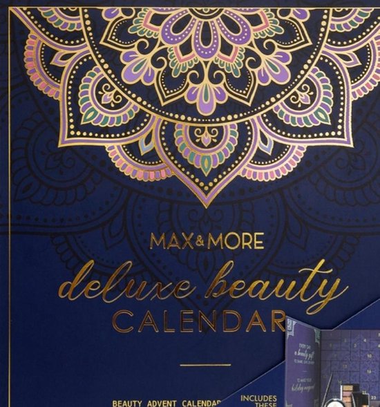 Max & More - Deluxe Beauty Kalender - Beauty Advent Kalender - Make-up Adventkalender - Beauty Advent Kalender - Sinterklaas - Kerst