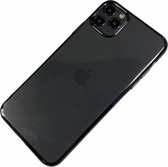 Apple iPhone Xs Max - Silicone transparante soft hoesje Sophie zwart - Geschikt voor