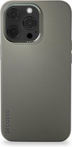 DECODED Siliconen hoesje geschikt voor iPhone 13 Pro - Geschikt voor Draadloos Opladen (Olive)