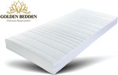GoldenBedden  Eenpersons matrassen  Comfort sg25 Polyether - 80×160×14 - Kindermatras - Anti-allergische wasbare hoes met rits.