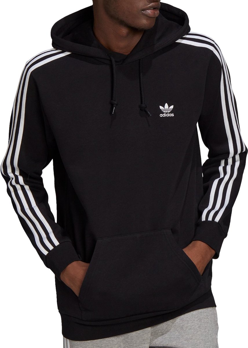 adidas originals 3S Sporttrui Heren Zwart