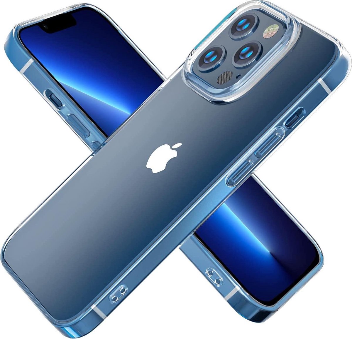 Hoesje geschikt voor iPhone 13 Pro Hoesje - Transparant back cover - Soft silicone case perfect fit - iPhone 13 Pro back cover - EPICMOBILE