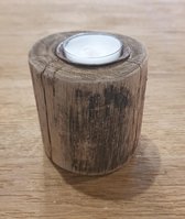 Waxinelichthouder Wood (S) 8cm