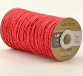 Vaessen Creative Koord - Jute - 2mm 100m - Rood