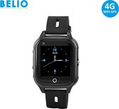 BELIO© - 4G - GPS Horloge kind - Smartwatch - Eigen Nederlandse APP - SOS Bellen - Videobellen - met Wifi - Waterdicht IP67 - Kinderhorloge - ProKids28 - Kleur Zwart