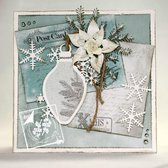 Joy!Crafts Snijstencil - Kerstbal met Sneeuwvlok