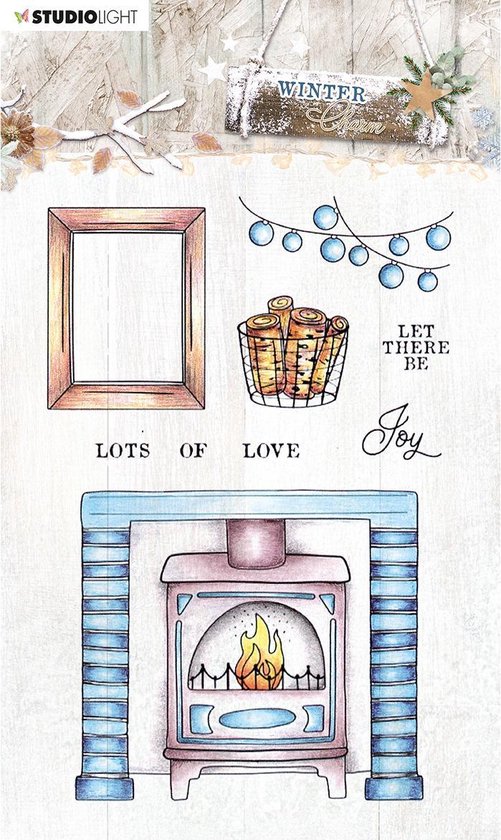Studio Light Clear Stamp - Winter Charm nr.490 - 105x148mm | bol.com