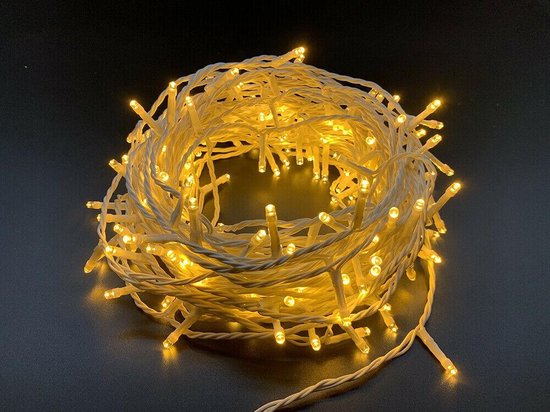 Clusterverlichting voor binnen en buiten – 8 functies – 1152 LEDs – 2100K Amber – 8,6 meter – Kerstverlichting – IP44 – Incl. Transformator