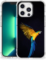 Telefoon Hoesje iPhone 13 Pro Max TPU Siliconen Hoesje met transparante rand Papegaai