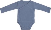 Baby's Only Rompertje lange mouw Pure - Vintage Blue - 68 - 100% ecologisch katoen - GOTS