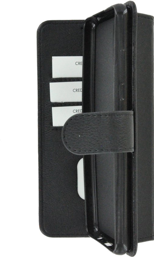 Coque Samsung Galaxy A03s - Protecteur d'écran Samsung Galaxy Bookcase - Étui Portefeuille Zwart + Protecteur d'écran complet