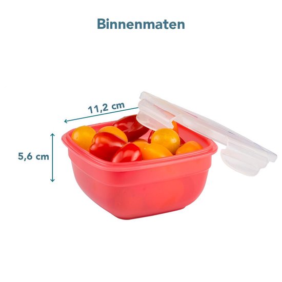 Contenants pour aliments frais Lock & Lock - Lot de 9 pièces - Empilables - Mélange multicolore
