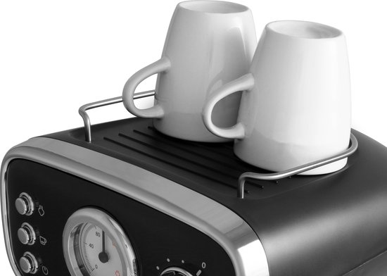 Opties voor koffiebereiding - Tomado TPM1501B - Tomado TPM1501B - Koffiezetapparaat Pistonmachine - 1.2 L inhoud - Filterkoffie -  Koffiecups - Zwart