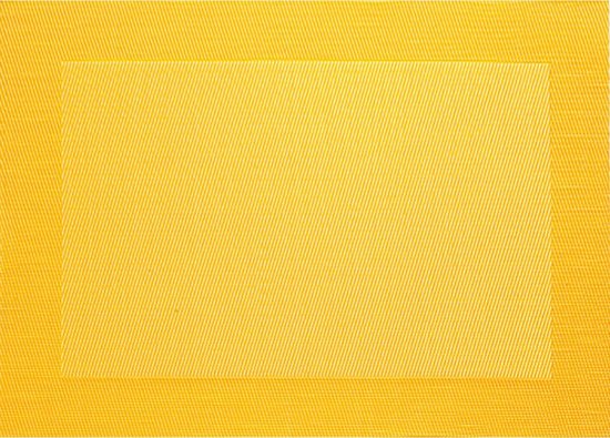 ASA Selection Geweven Rand Placemat -  33 x 46 cm - Geel