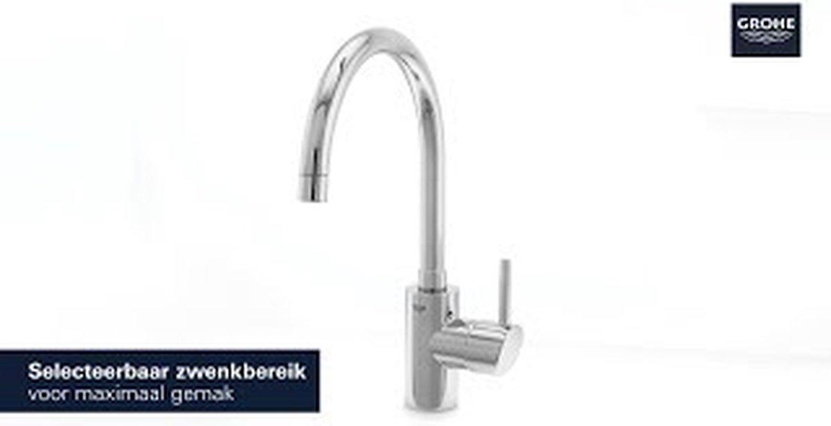 Manhattan zijde Supermarkt GROHE Concetto Keukenkraan - Draaibare uitloop - RVS (supersteel) | bol.com