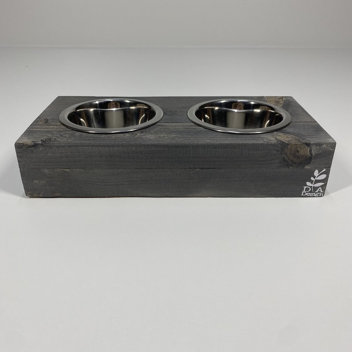 Bol.com Voerbak steigerhout maat XS Antraciet Wash aanbieding