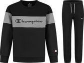 Champion Legacy Special Ultra Light Joggingpak Trainingspak - Maat 128  - Unisex - zwart - grijs