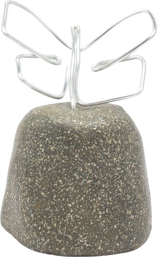 Mini Urn Vlinder - Urn voor as - grijs - handgemaakt - Lalief