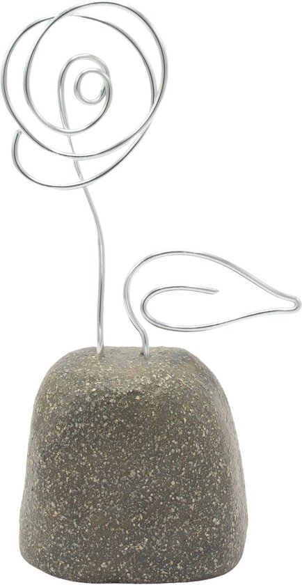 Mini Urn Bloem - Urn voor as - grijs - handgemaakt - Lalief