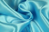 Tissu Satin - 150cm de large - Bleu Aqua - 15 mètres