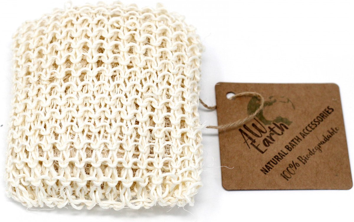 Set van 3 natuurlijke sponsen SISAL - scrubset