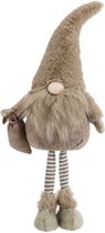 Kerstfiguur beige 20x15xH56 cm Textiel
