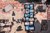 Fotolijst - Henzo - Holiday Gallery - Collagelijst voor 12 foto's - Fotomaat 10x15 cm - Zwart