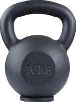 Lifemaxx Cast iron kettlebell | met rubberen voet | 16kg