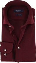 Profuomo Overhemd Knitted Bordeaux - maat 38
