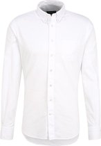 Profuomo Overhemd Garment Dyed Wit - maat XXL