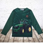 Trekker shirt John Deer groen H163 -s&C-86/92-Longsleeves jongens