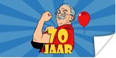 Poster Verjaardag - Man - 70 Jaar - 160x80 cm