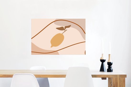 Affiche Été - Citroen - Fruit - 60x40 cm