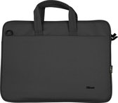 Trust Bologna Laptoptas - Milieuvriendelijk Eco - Gerecycled materiaal - 16 inch - Zwart