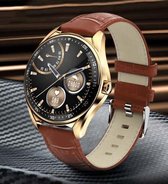 Qarano Luxury Smartwatch - Heren Horloge - Dames Horloge - Volledige Bel Functie - Bericht Notificatie - Activity Tracker - Verbrande Calorieën - Bloeddruk Meter en Stappen Teller