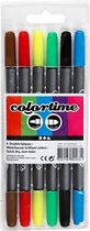 colortime dubbelstiften 6 stuks