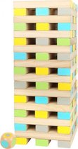 wiebeltoren XXL junior 70-100 cm hout 61-delig