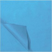 rol zijdevloeipapier 50 x 70 cm blauw
