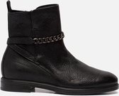 Linea Zeta Enkellaarsjes zwart Leer 188614 - Dames - Maat 39